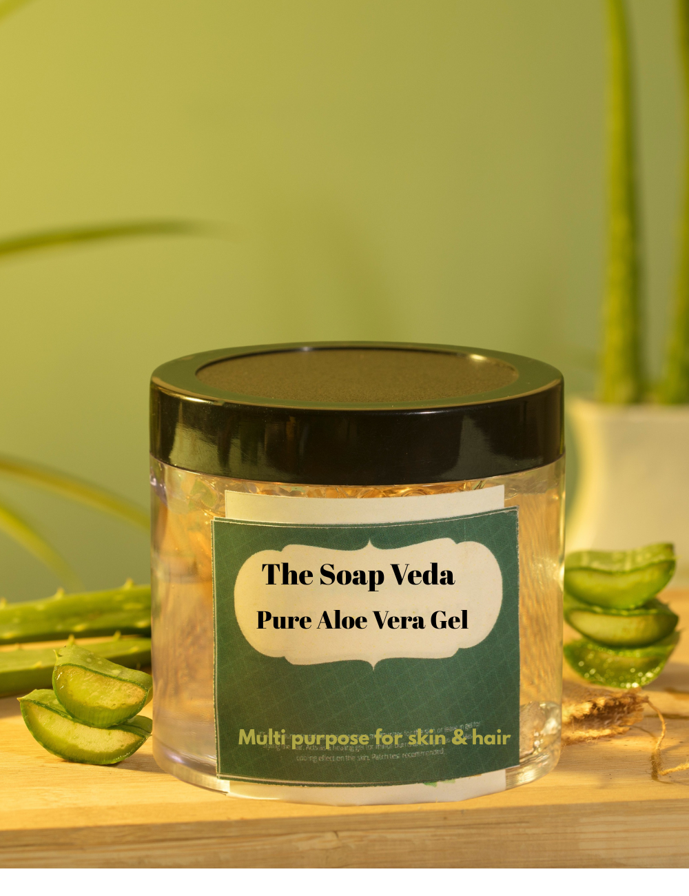 Pure aloe vera gel Multipurpose for skin hair - Main Image