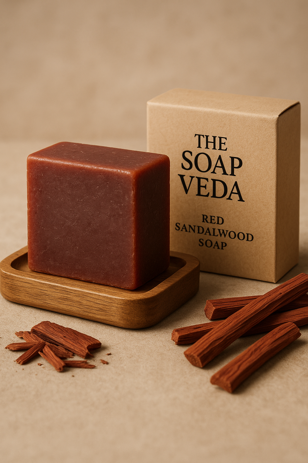 Red sandalwood soap - For acne / pimple control