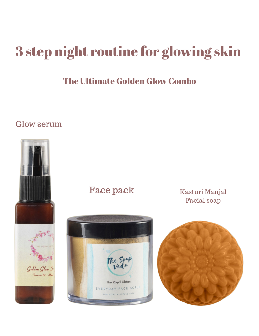 Night routine combo - For glowy soft skin