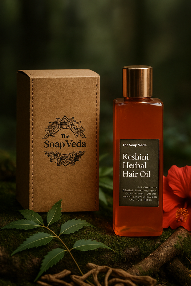 Keshini - Herbal hair oil - For long & strong hair – The Soap Veda