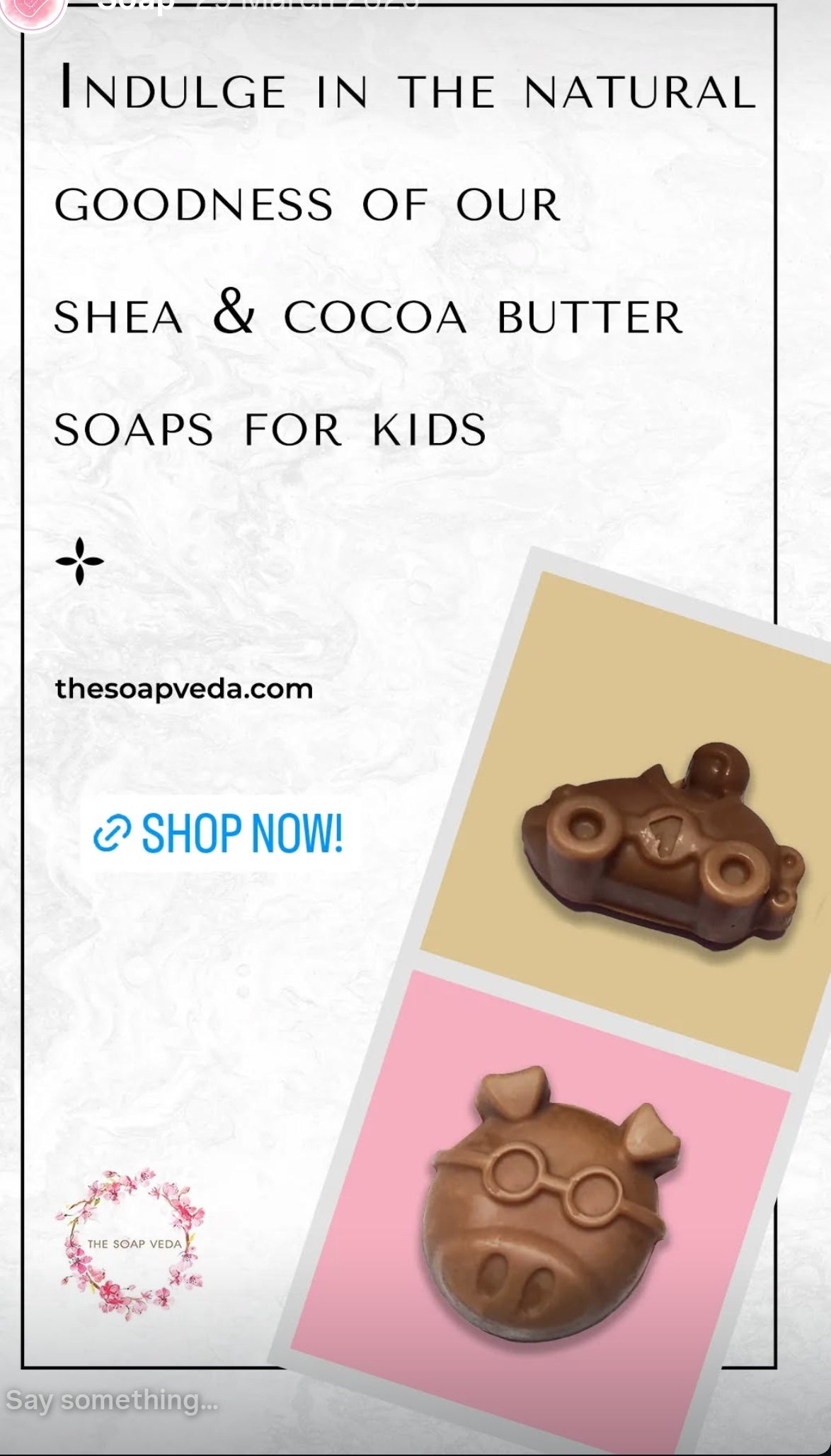 Cocoa & Shea butter - Kid's moisturizing soap